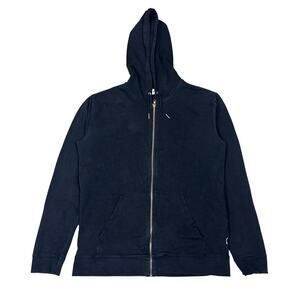 No Nationality NN07 Barrow Full Zip Hoodie 3383 Men's M Minimalist Quiet Luxury